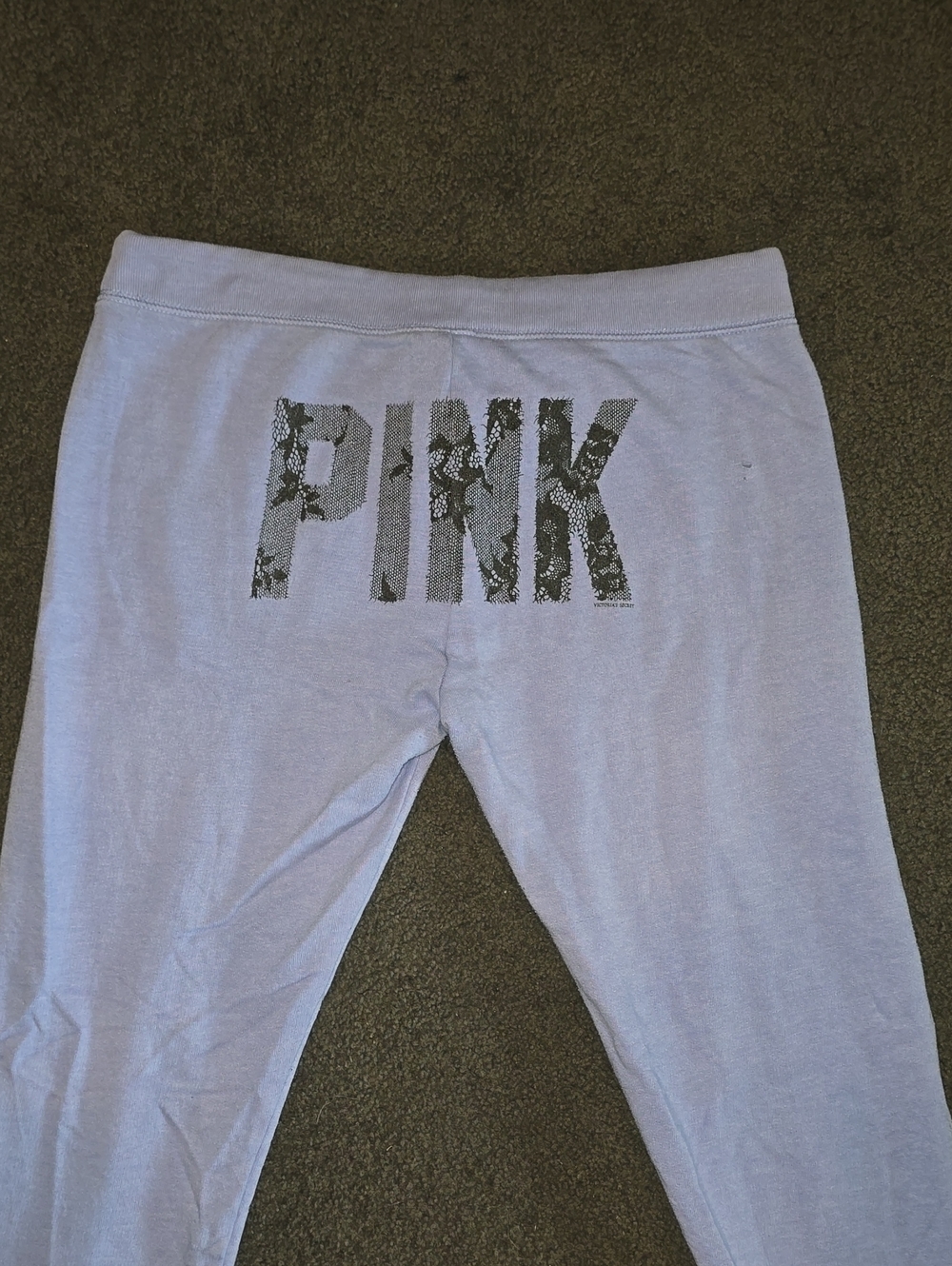 PINK Victoria's Secret Light Lavender Lace Leggings